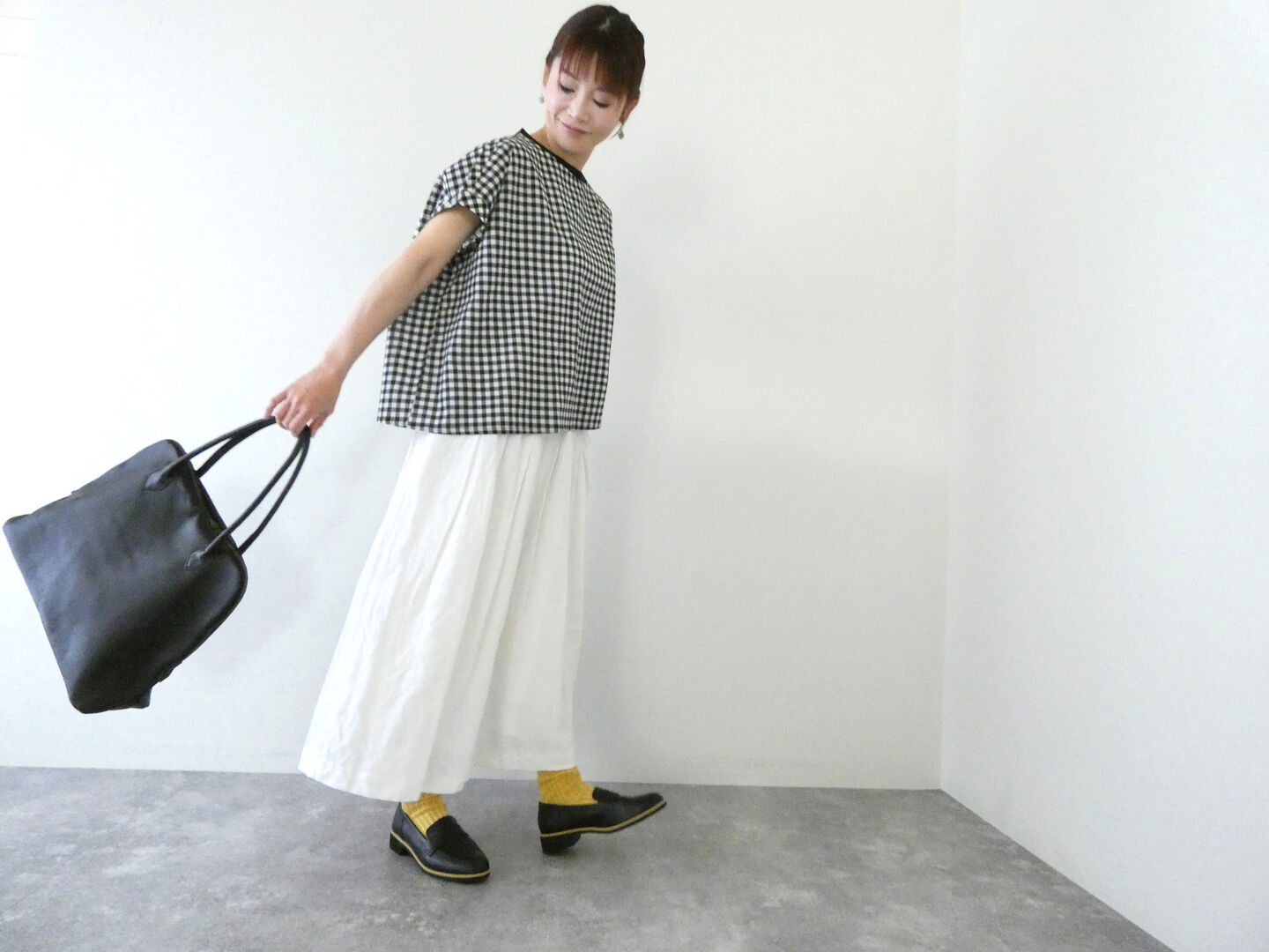 kalsac(カルサック) Silva Tote Bag Leather noir Silvaトートバッグの商品画像7