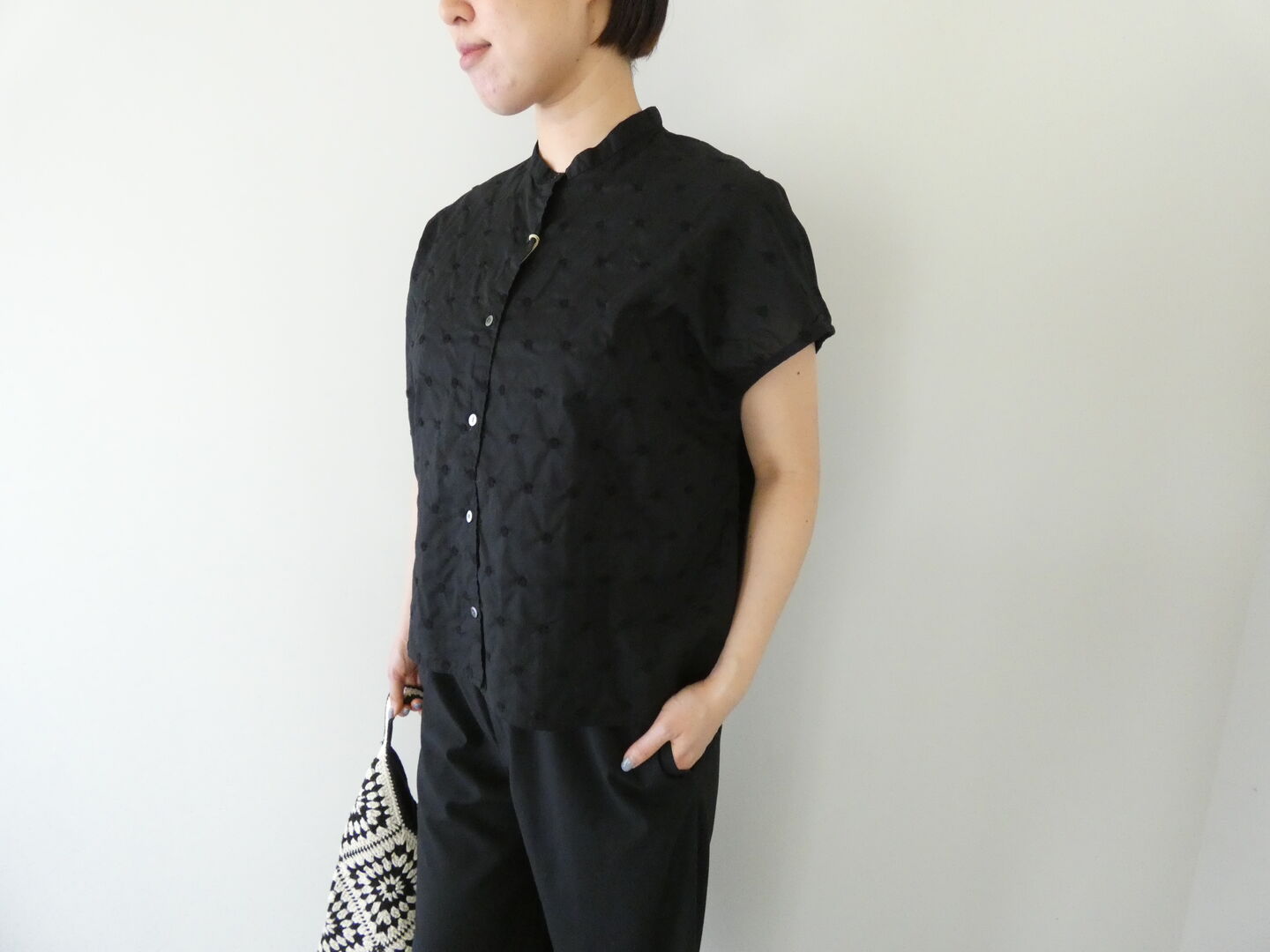 MidiUmi(ミディウミ) ドットノースリーブシャツの商品画像2