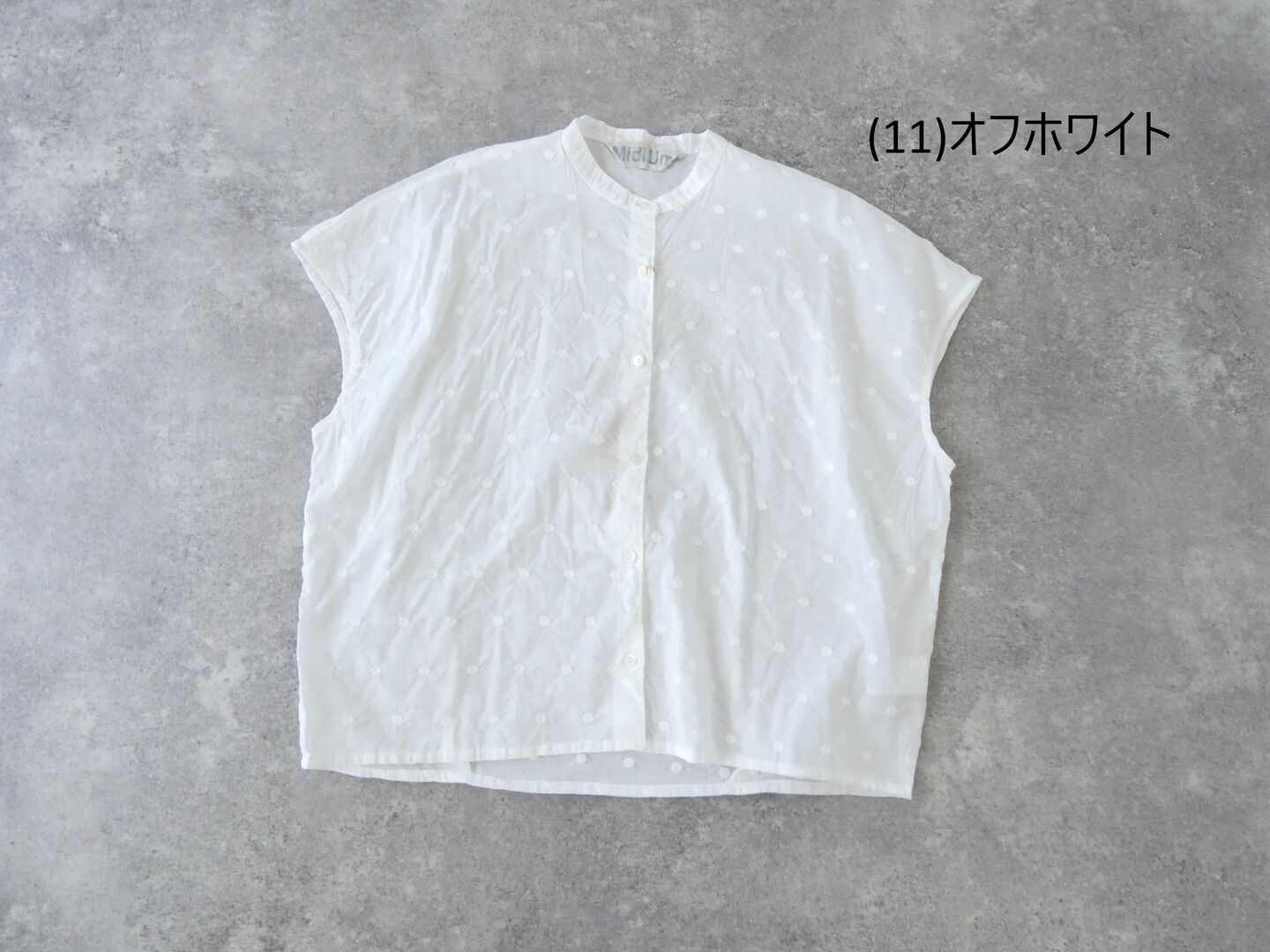 MidiUmi(ミディウミ) ドットノースリーブシャツの商品画像28