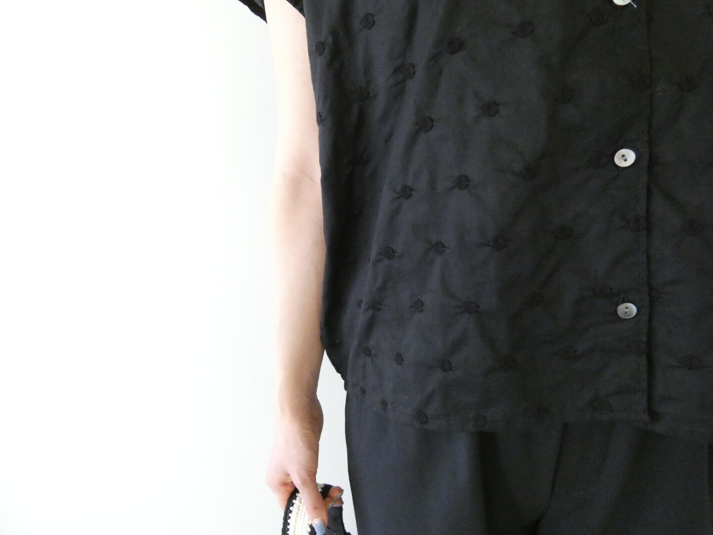 MidiUmi(ミディウミ) ドットノースリーブシャツの商品画像7