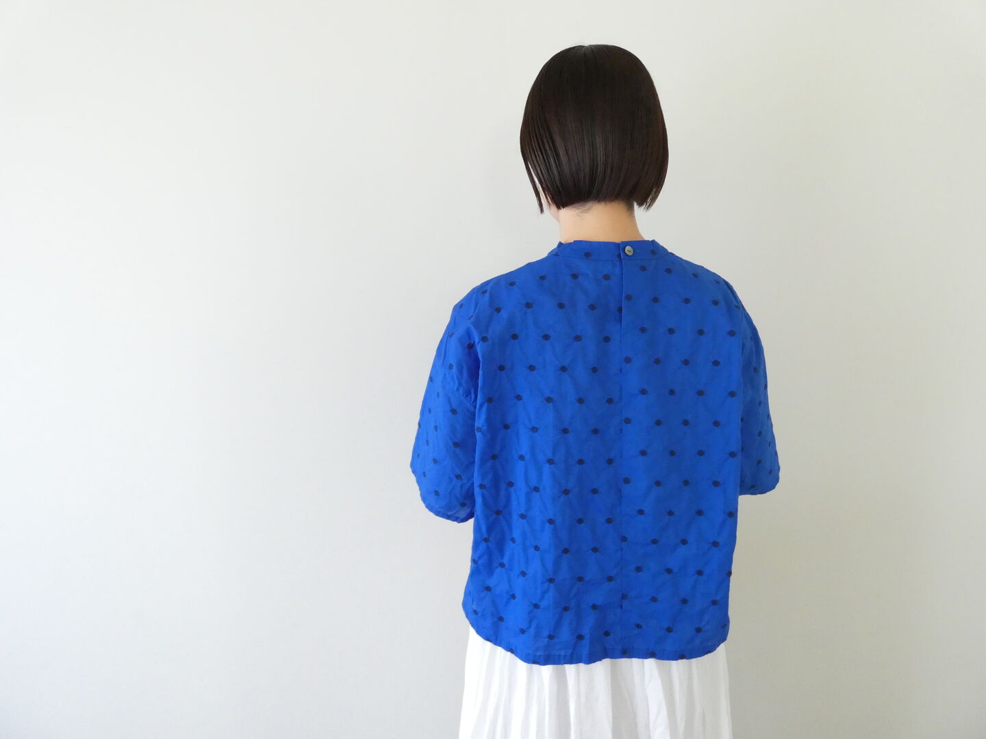 MidiUmi(ミディウミ) ドットワイドシャツプルオーバーの商品画像10