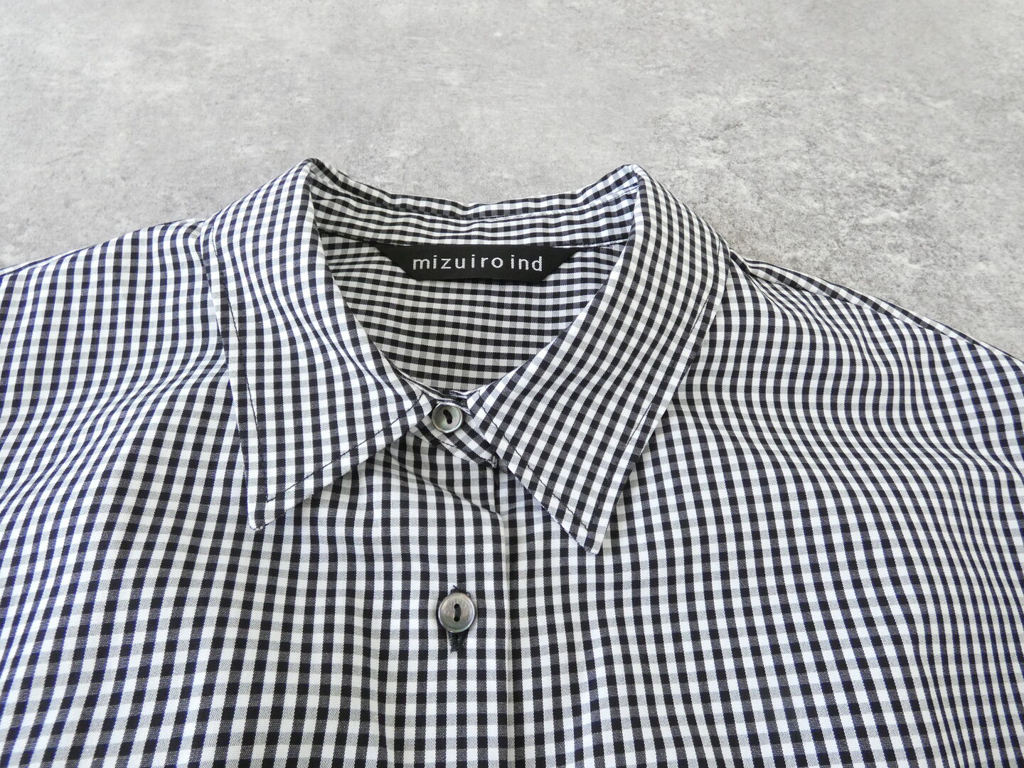 MIUSA(ミューザ) ギンガムハーフスリーブバルーンシャツの商品画像21