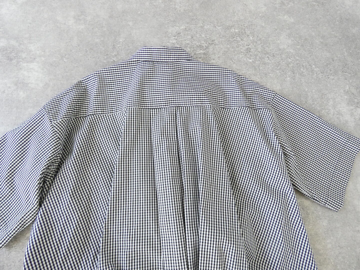 MIUSA(ミューザ) ギンガムハーフスリーブバルーンシャツの商品画像25