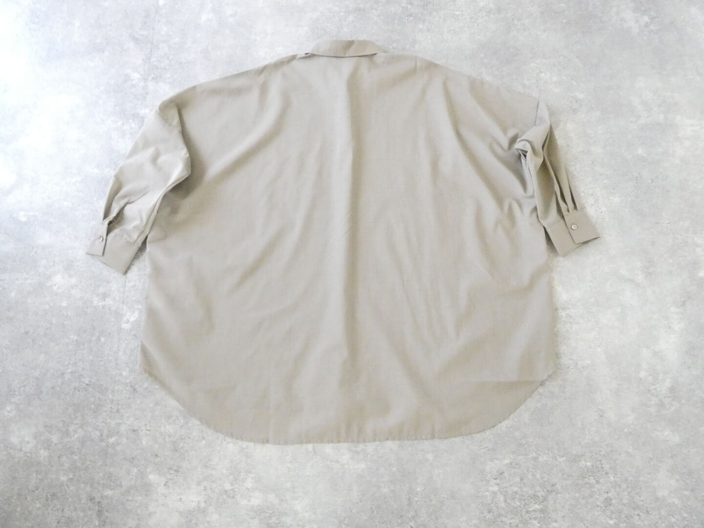 mizuiro ind(ミズイロインド) ポリエステルコットンシアーワイドシャツの商品画像43