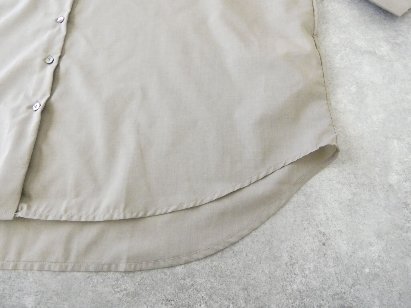 mizuiro ind(ミズイロインド) ポリエステルコットンシアーワイドシャツの商品画像48