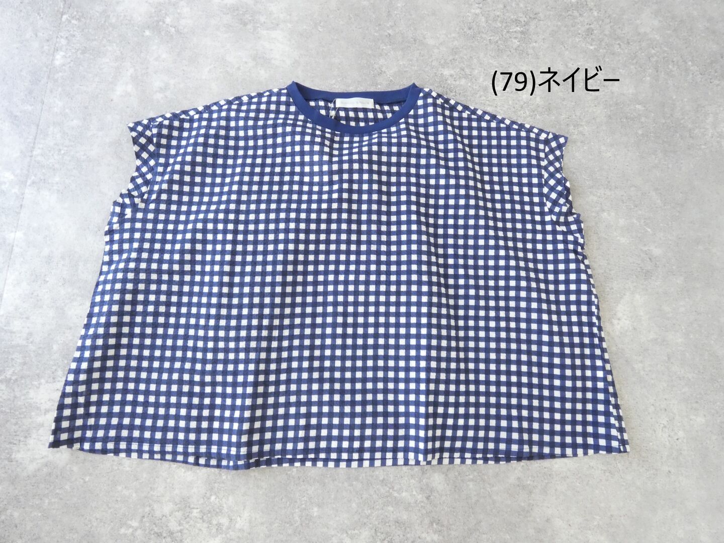 PAR ICI(パーリッシィ) ギンガムチェックバックギャザーTブラウスの商品画像42