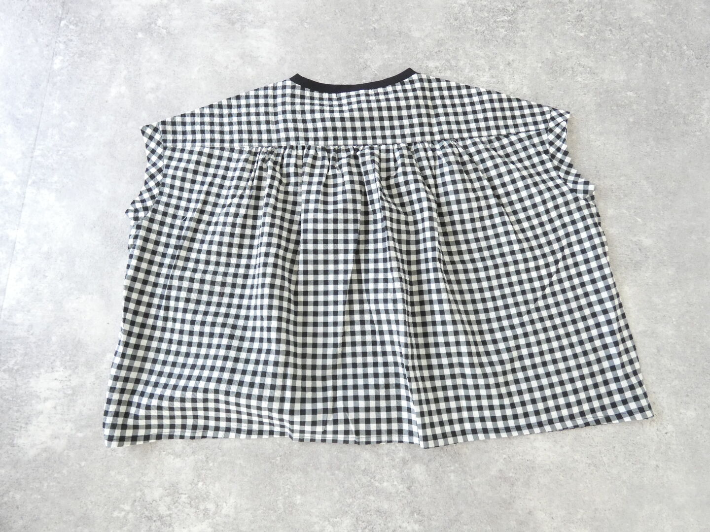 PAR ICI(パーリッシィ) ギンガムチェックバックギャザーTブラウスの商品画像57