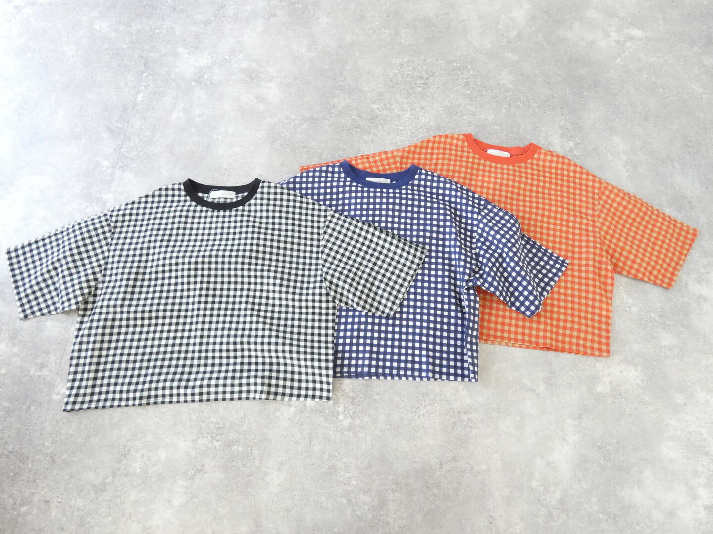 PARADIS(パラディ) ギンガムチェックTブラウスの商品画像3