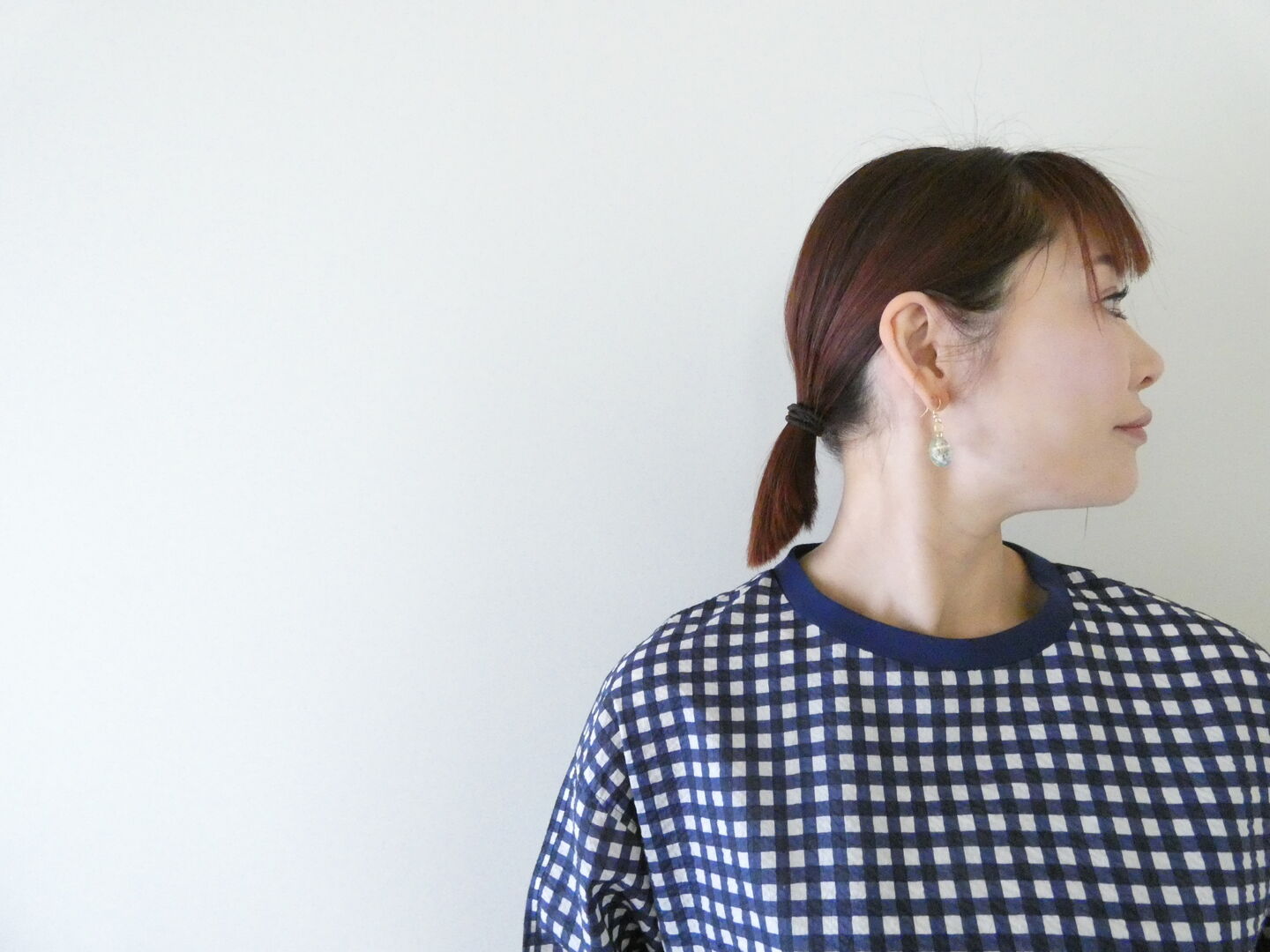 PARADIS(パラディ) ギンガムチェックTブラウスの商品画像4