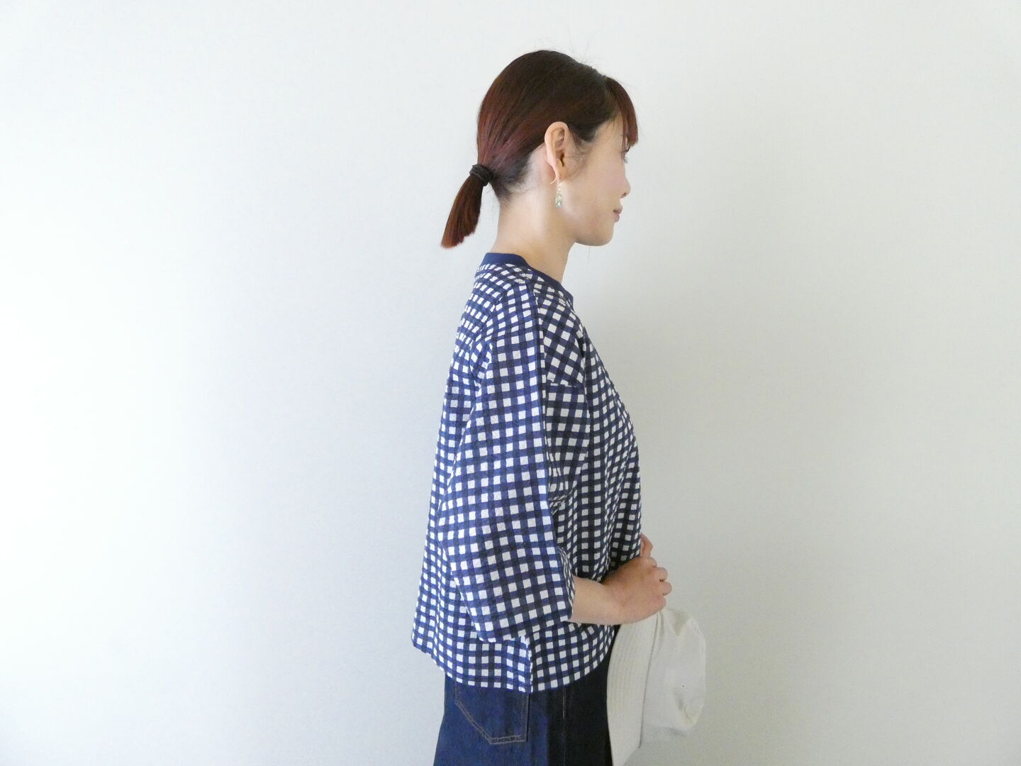 PARADIS(パラディ) ギンガムチェックTブラウスの商品画像8