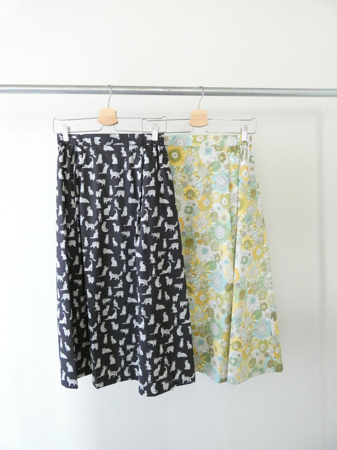 PK リバティ前タックギャザースカートの商品画像10