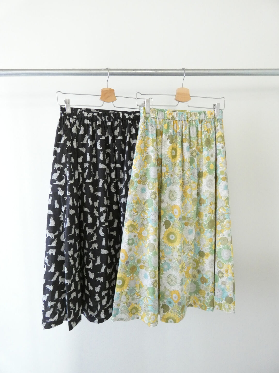 PK リバティ前タックギャザースカートの商品画像11