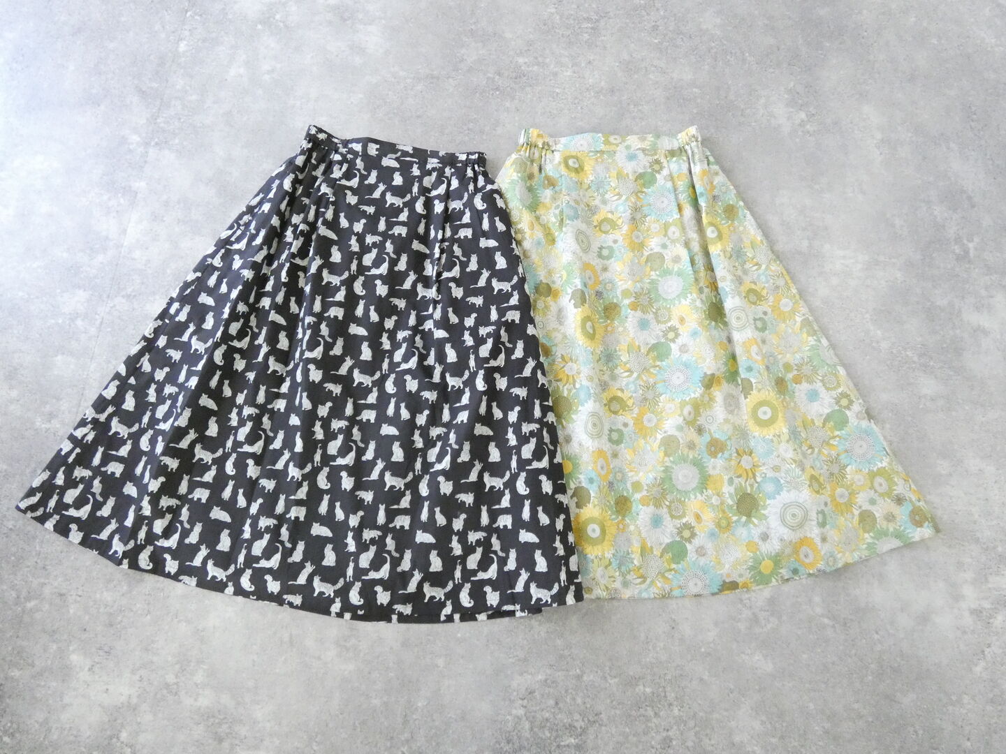 PK リバティ前タックギャザースカートの商品画像3