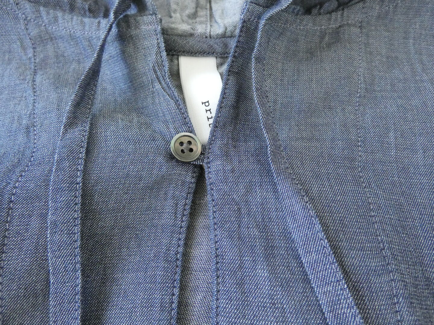 prit(プリット) インディゴシアーデニムフードプルオーバーシャツの商品画像22