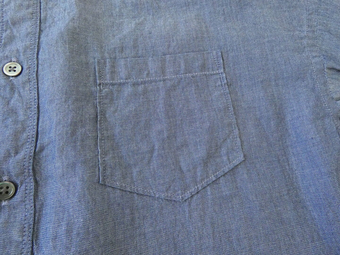 prit(プリット) インディゴシアーデニム5分袖レギュラーカラーシャツの商品画像23