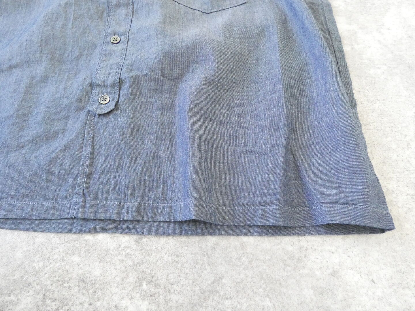prit(プリット) インディゴシアーデニムスリーブレススタンドカラーシャツの商品画像24