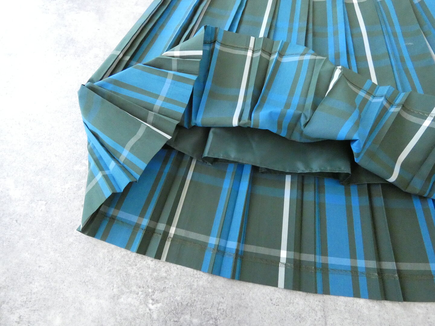 PK タイプライターチェックダブルプリーツスカートの商品画像26