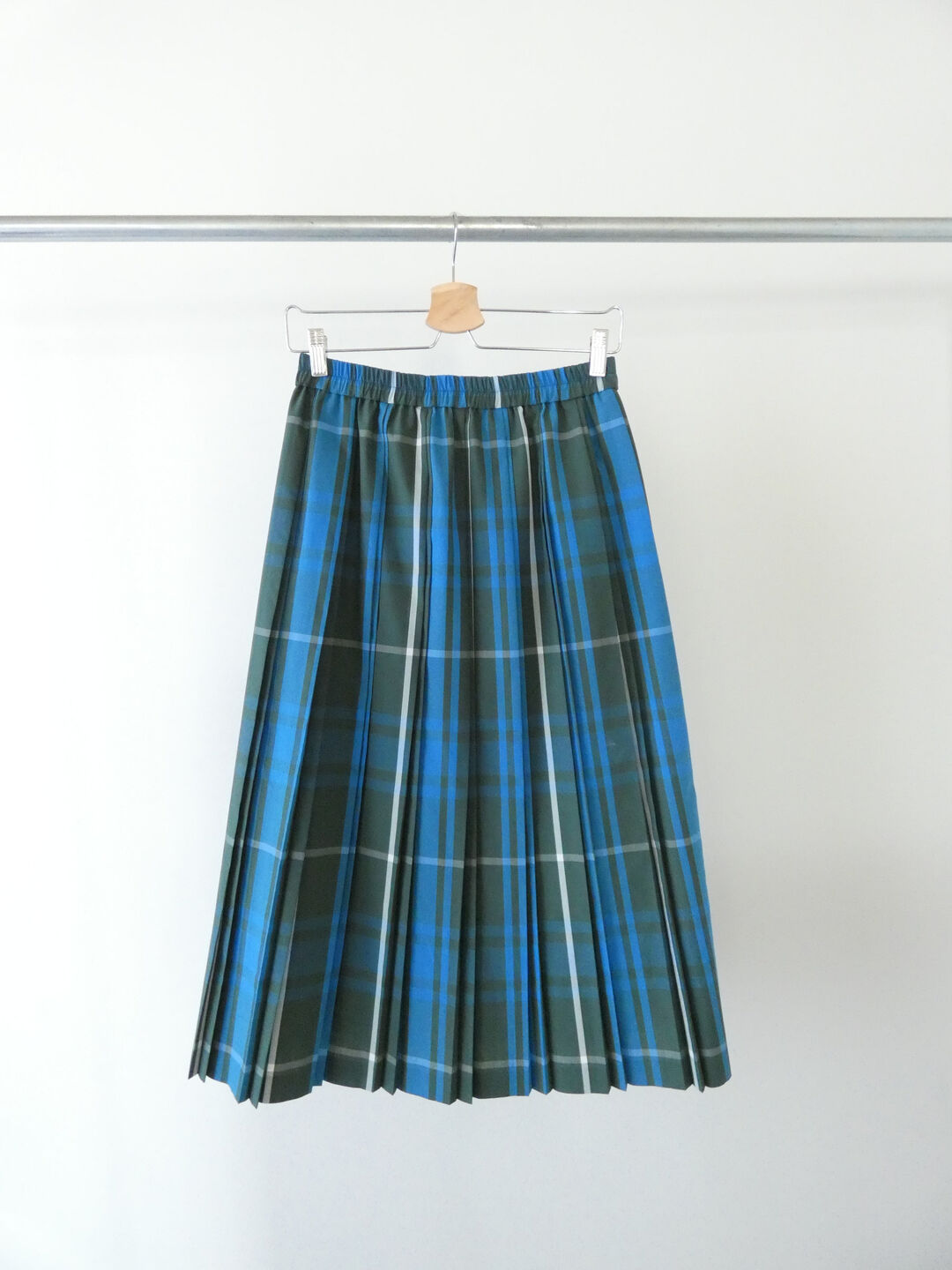 PK タイプライターチェックダブルプリーツスカートの商品画像9