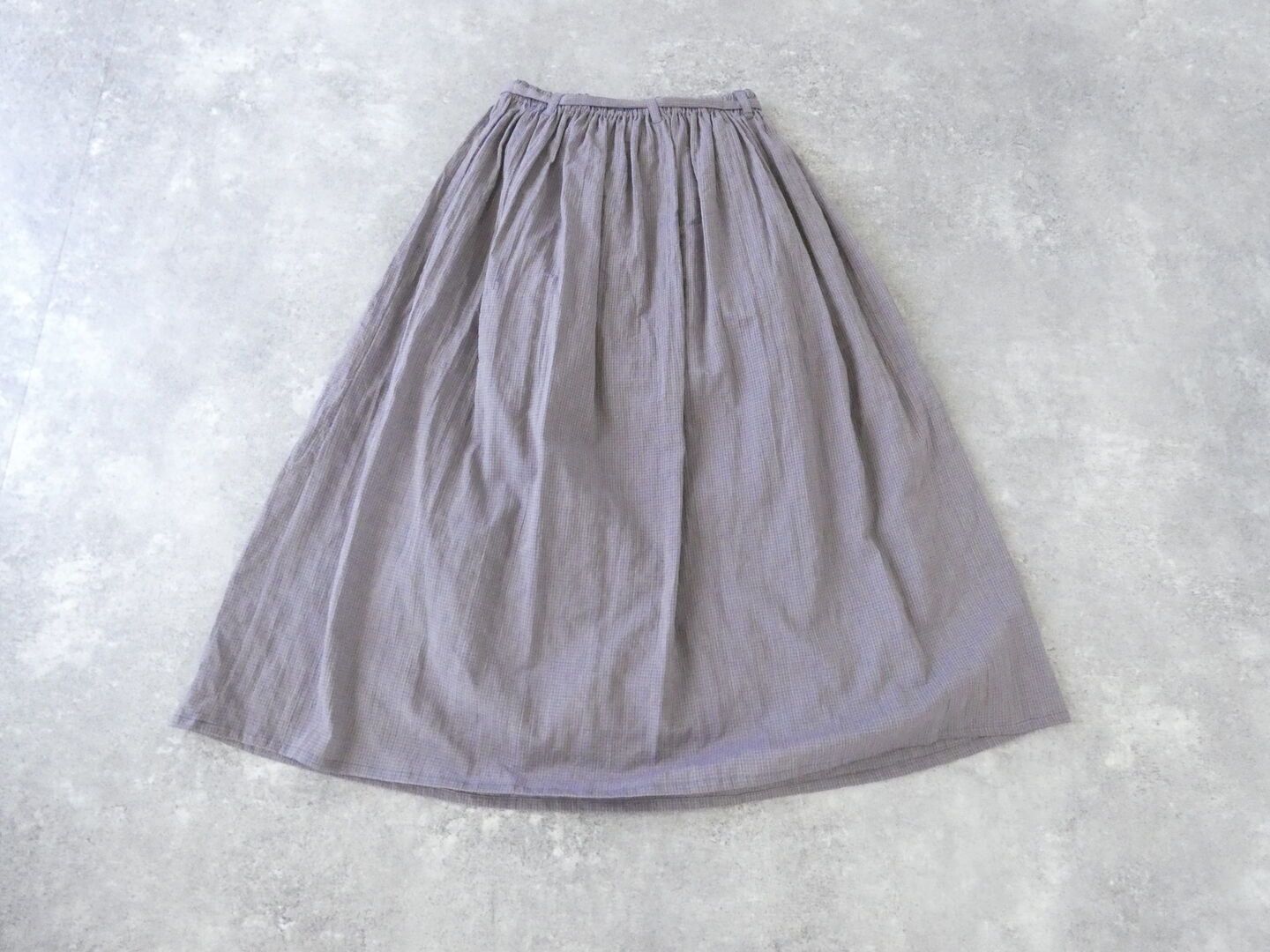 Sarahwear(サラウェア) Shirring Lawn Check Byon-Byon Skirtの商品画像29