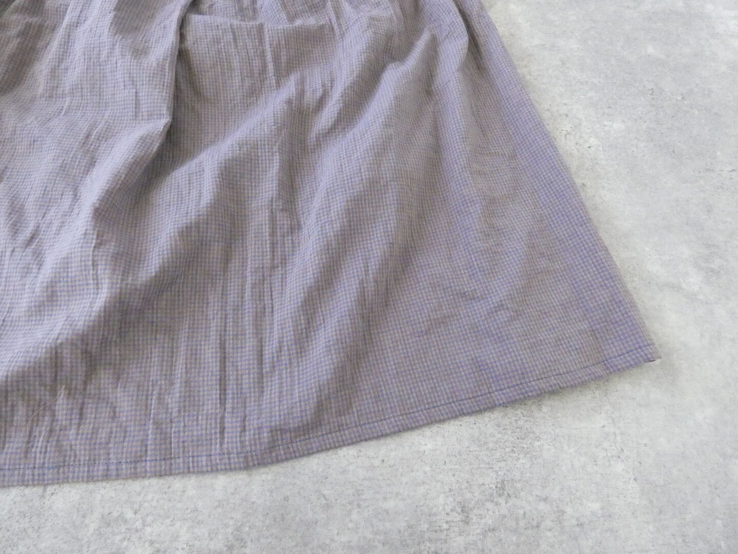 Sarahwear(サラウェア) Shirring Lawn Check Byon-Byon Skirtの商品画像34