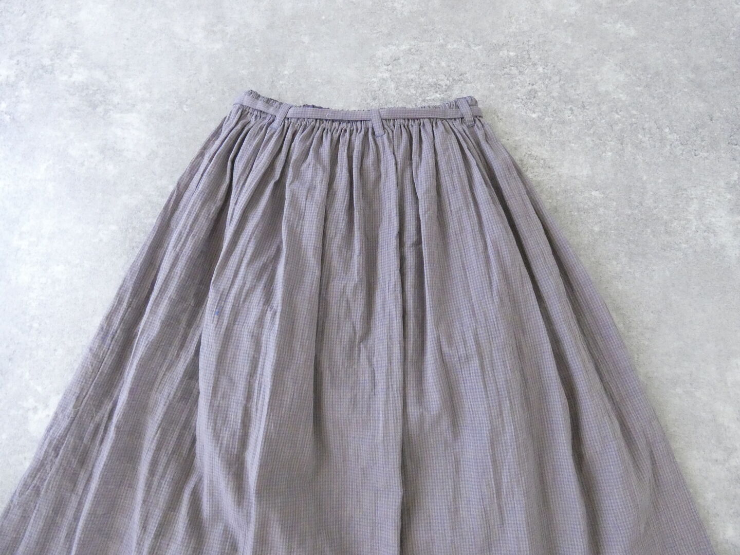 Sarahwear(サラウェア) Shirring Lawn Check Byon-Byon Skirtの商品画像35