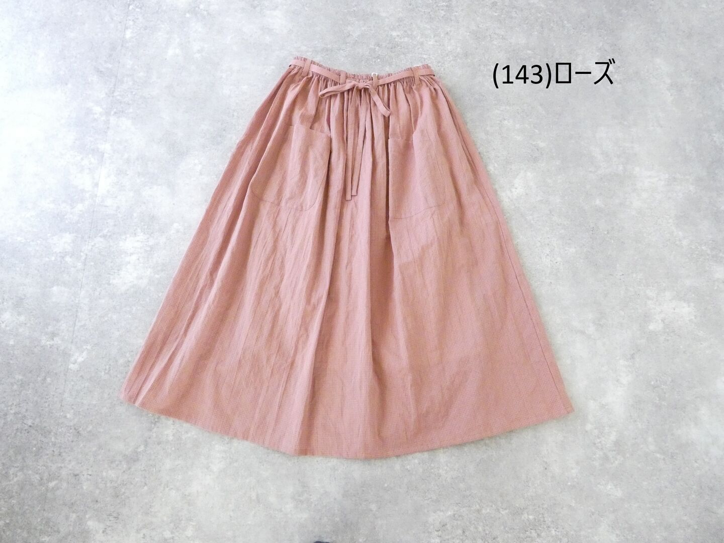 Sarahwear(サラウェア) Shirring Lawn Check Byon-Byon Skirtの商品画像42