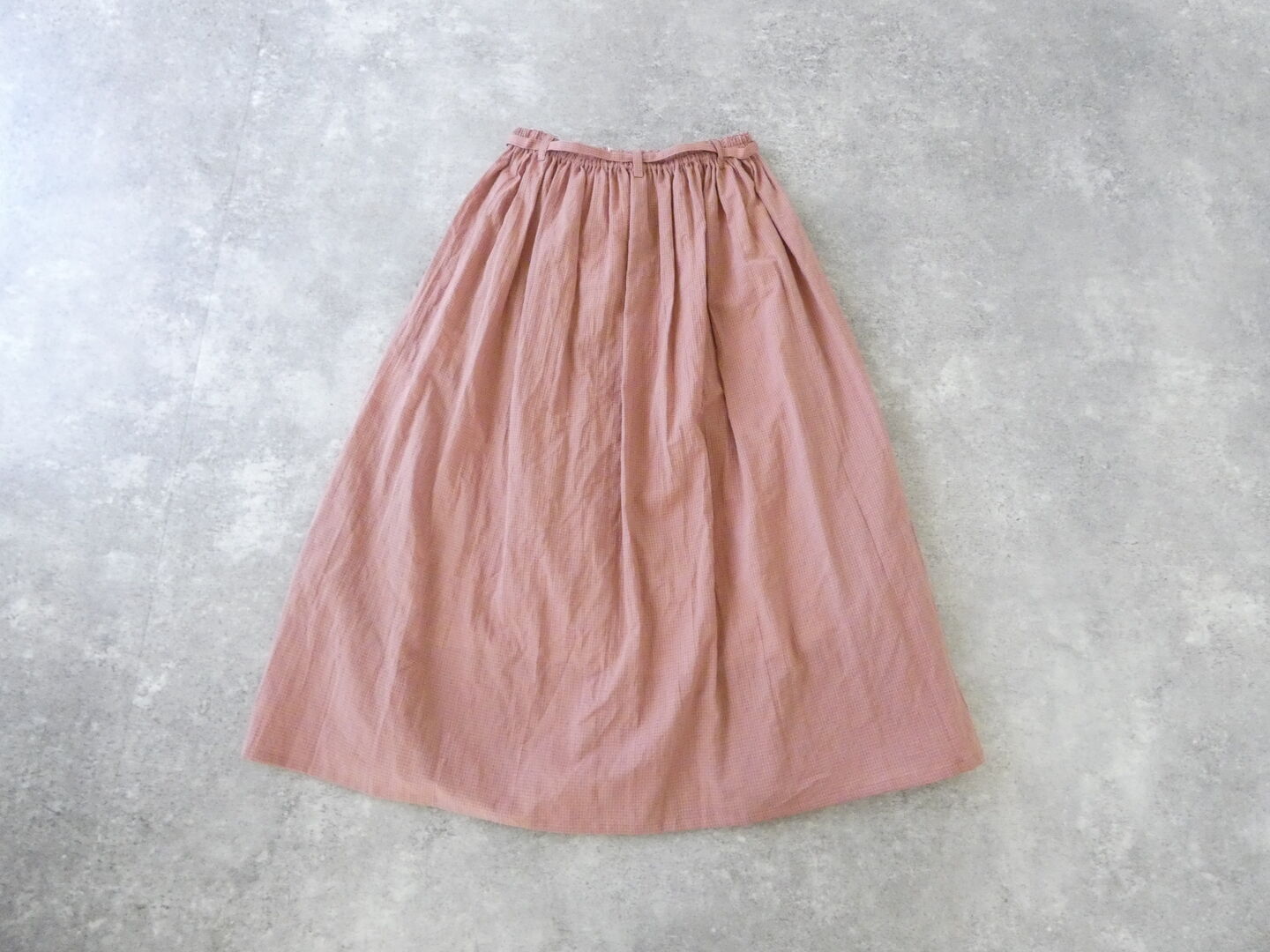 Sarahwear(サラウェア) Shirring Lawn Check Byon-Byon Skirtの商品画像43