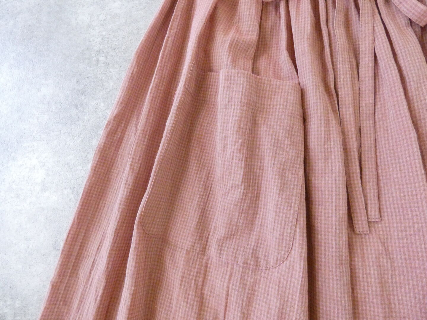 Sarahwear(サラウェア) Shirring Lawn Check Byon-Byon Skirtの商品画像46