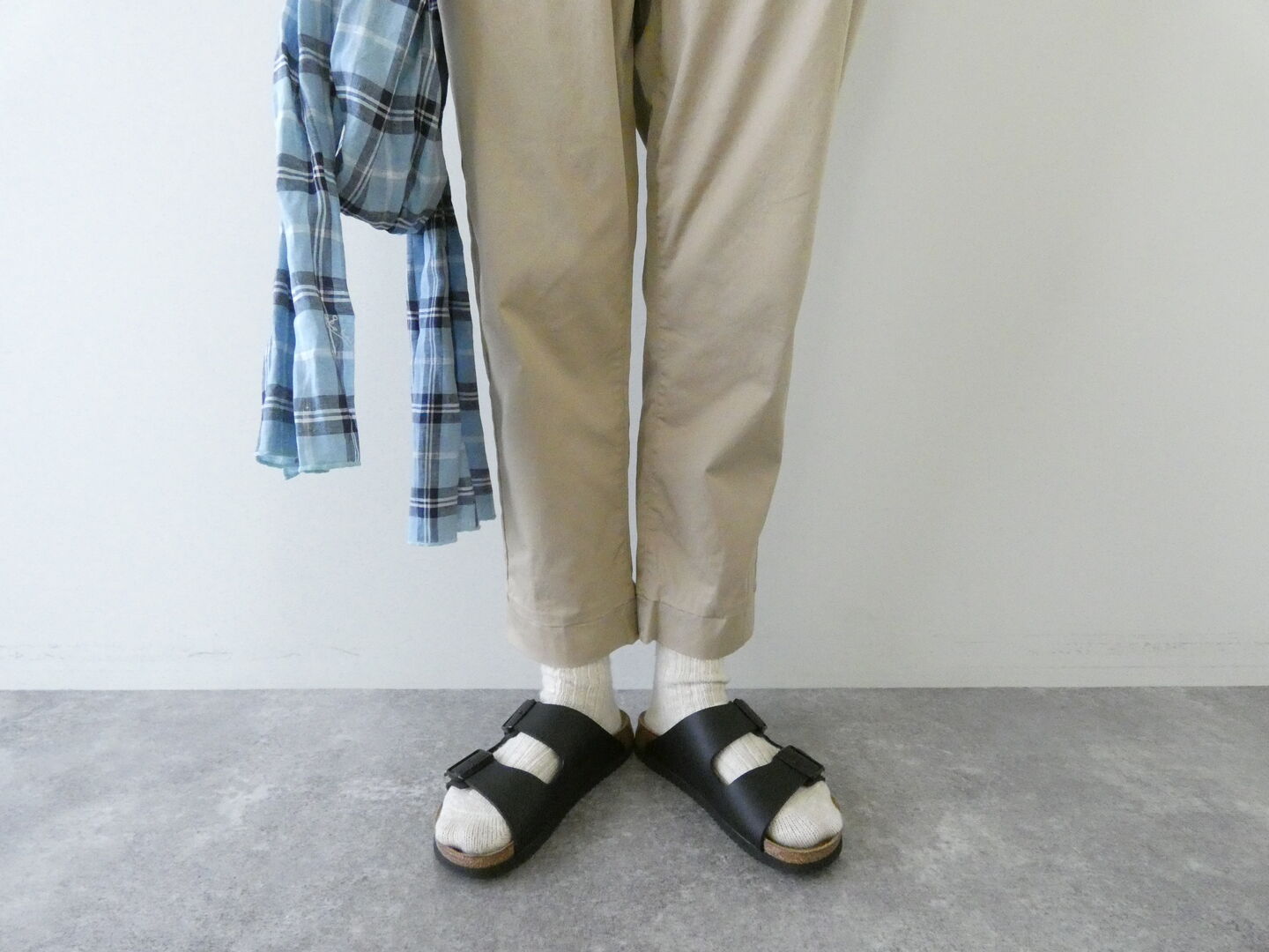 TANG(タング) 天日干し風ビンテージワッシャーバーバリーストレッチパンツの商品画像5