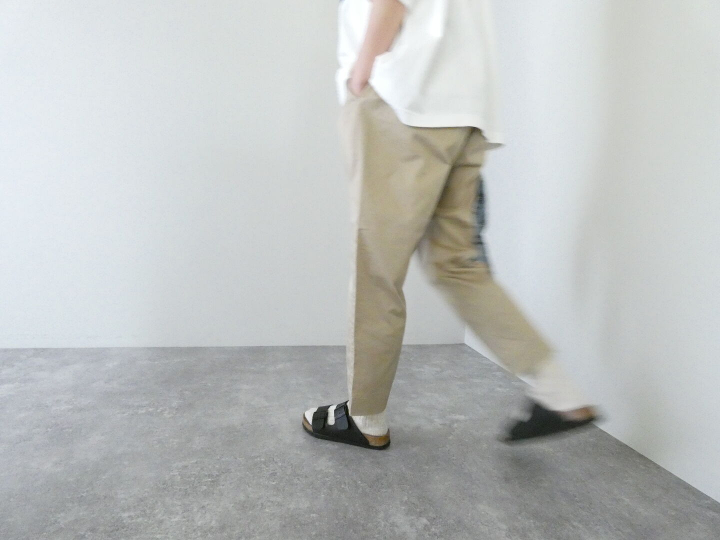 TANG(タング) 天日干し風ビンテージワッシャーバーバリーストレッチパンツの商品画像7