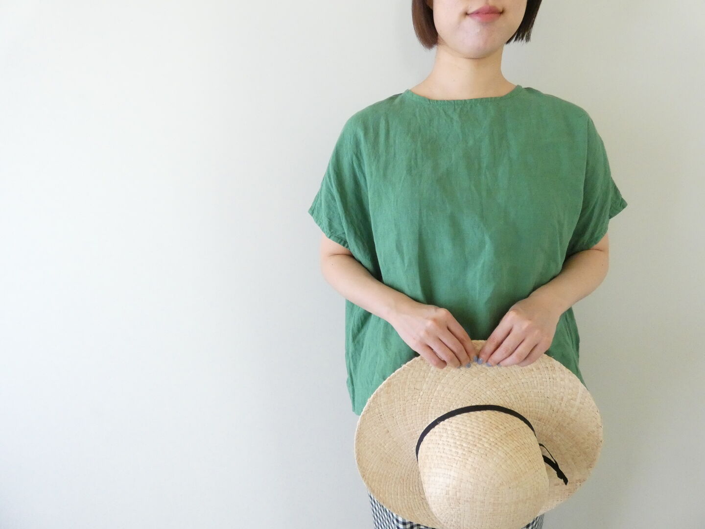 ichiAntiquite's(イチアンティークス) フレンチリネンワイドプルオーバーの商品画像1