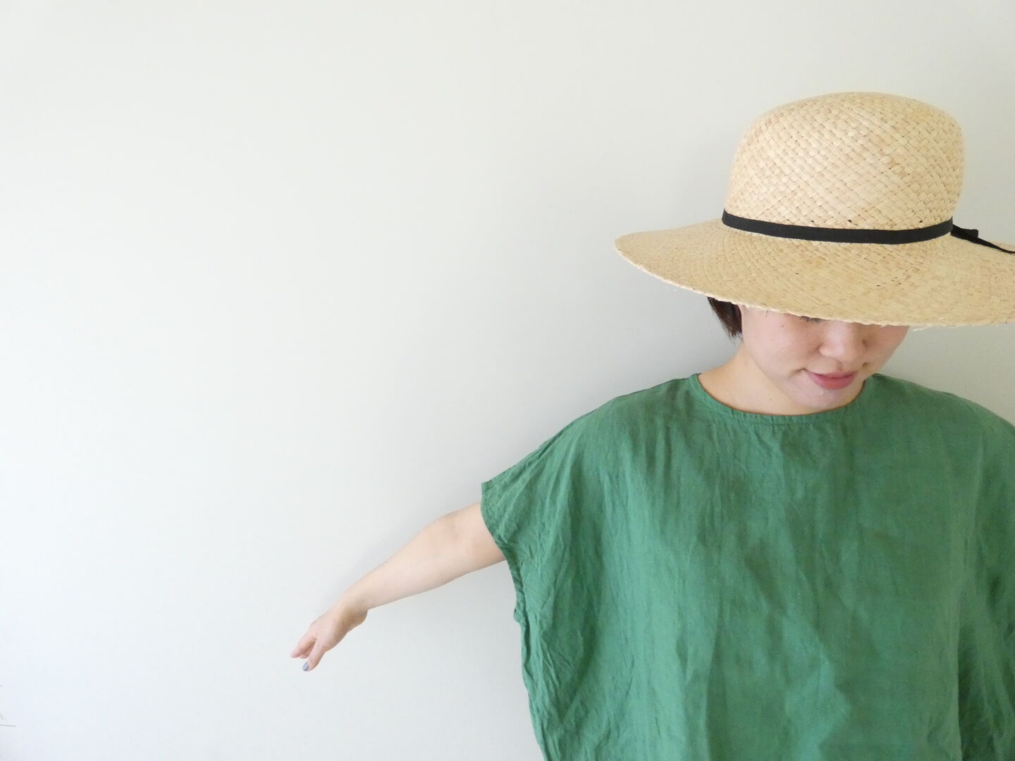 ichiAntiquite's(イチアンティークス) フレンチリネンワイドプルオーバーの商品画像2