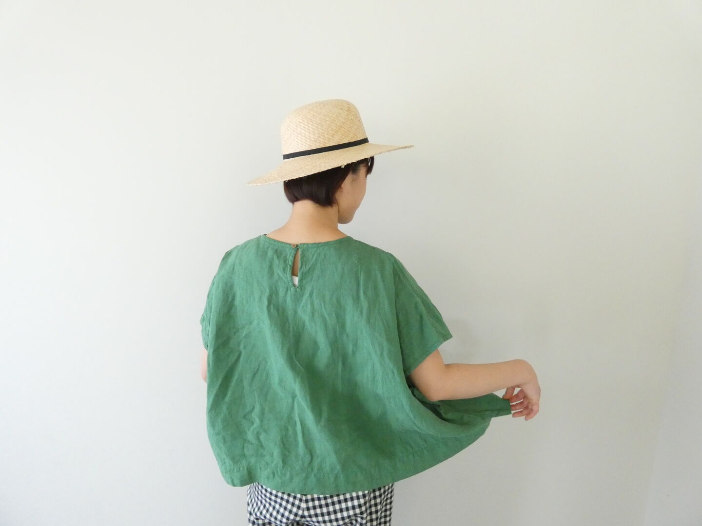 ichiAntiquite's(イチアンティークス) フレンチリネンワイドプルオーバーの商品画像7