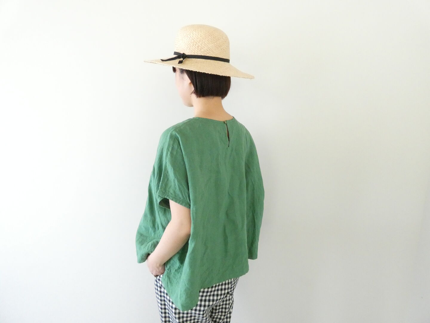 ichiAntiquite's(イチアンティークス) フレンチリネンワイドプルオーバーの商品画像8