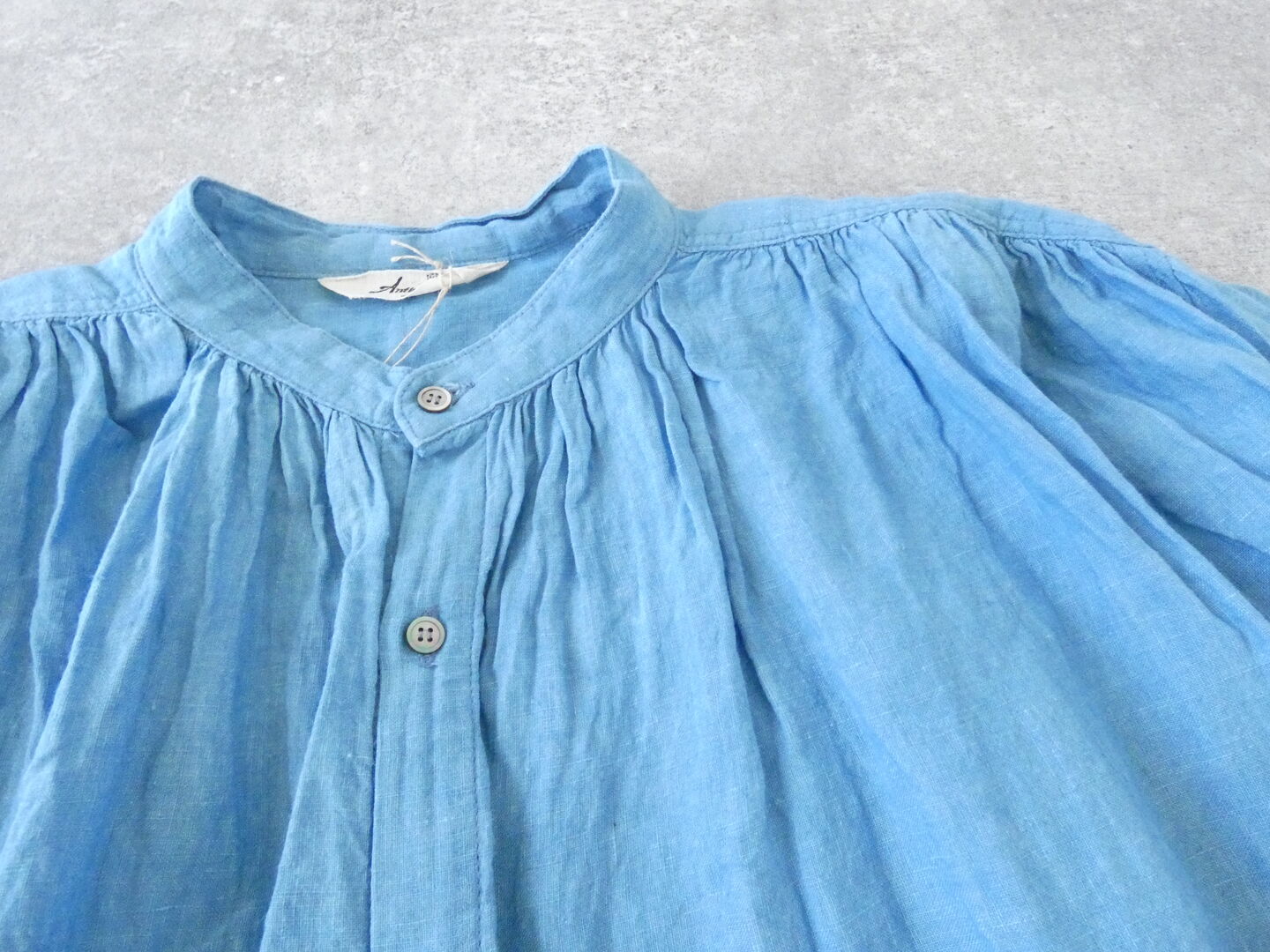 ichiAntiquite's(イチアンティークス) インディゴギャザーシャツの商品画像30