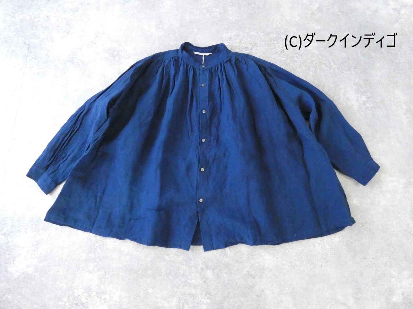 ichiAntiquite's(イチアンティークス) インディゴギャザーシャツの商品画像42