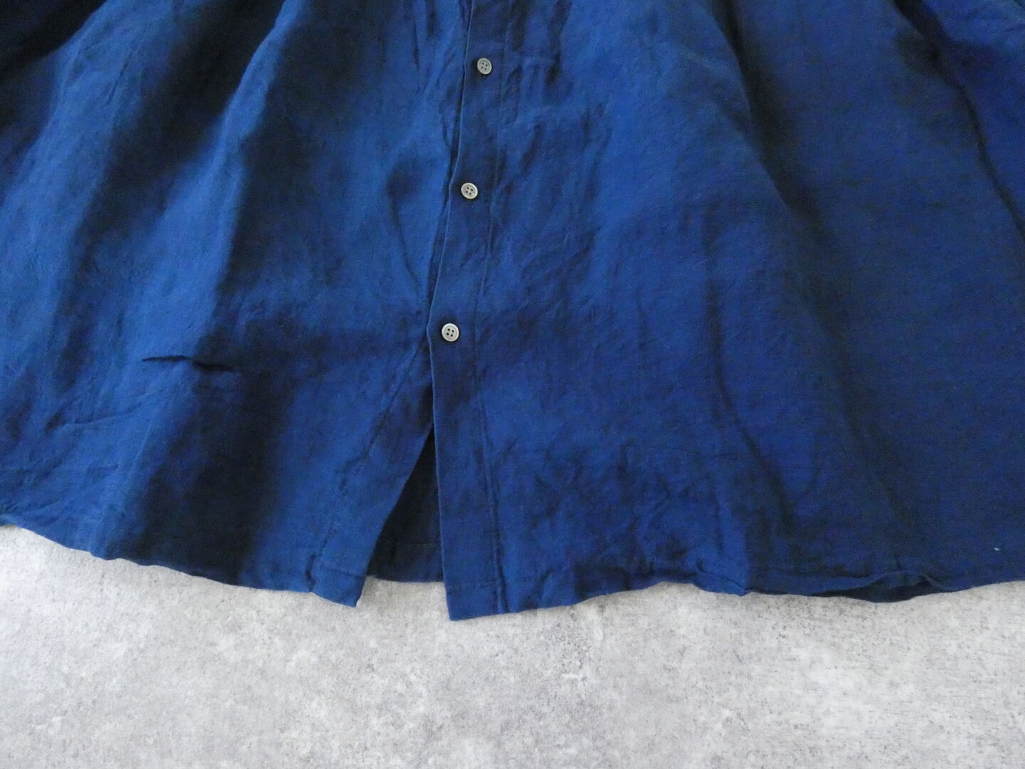 ichiAntiquite's(イチアンティークス) インディゴギャザーシャツの商品画像47