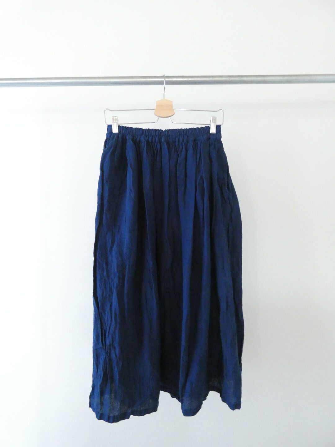 ichiAntiquite's(イチアンティークス) インディゴギャザースカートの商品画像10