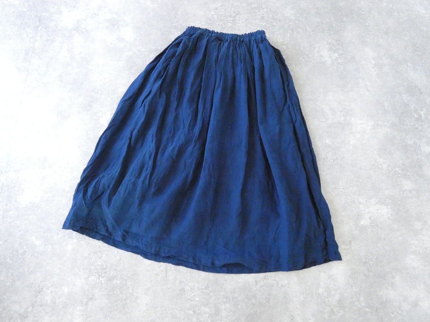 ichiAntiquite's(イチアンティークス) インディゴギャザースカートの商品画像11