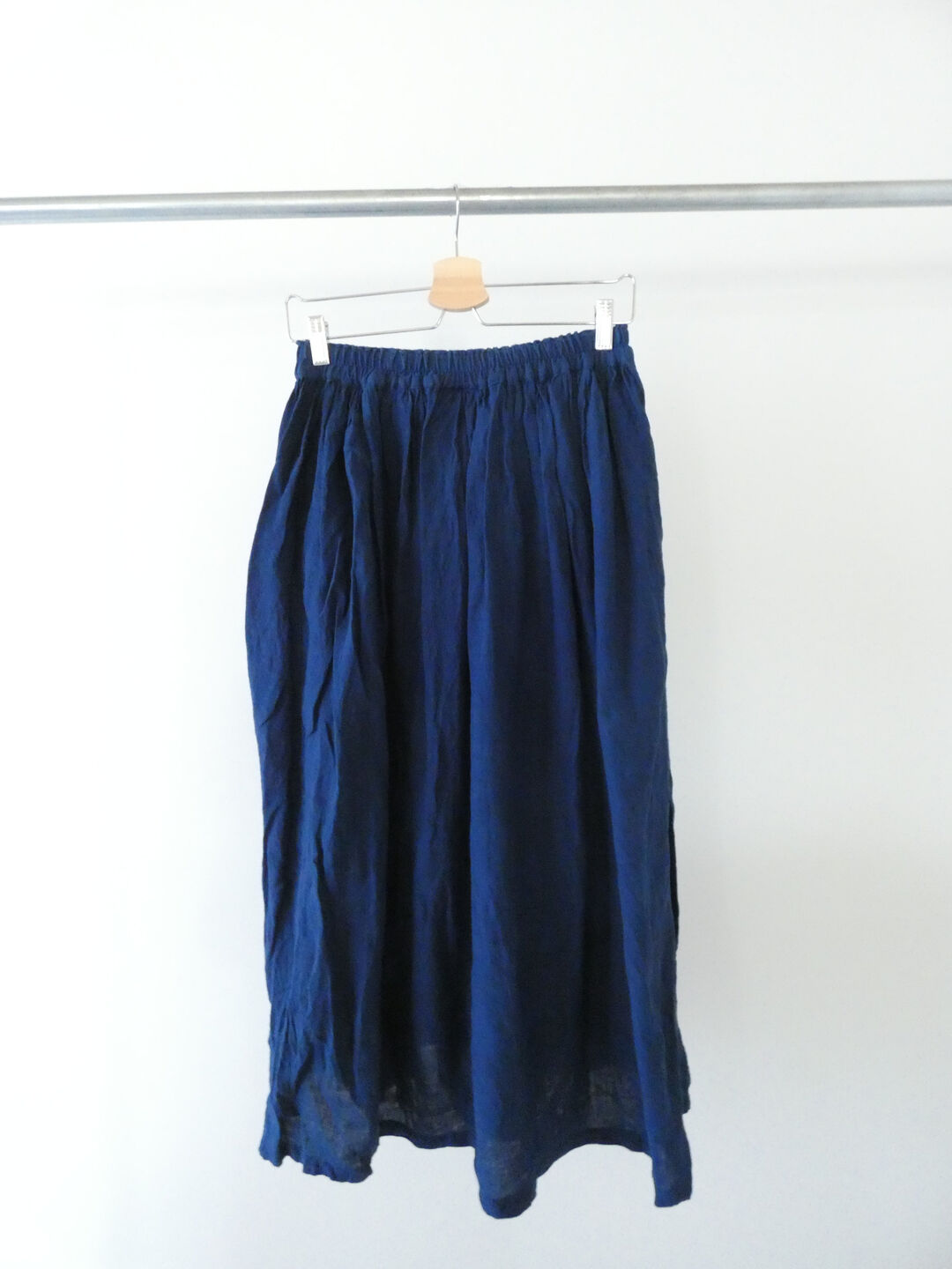 ichiAntiquite's(イチアンティークス) インディゴギャザースカートの商品画像12
