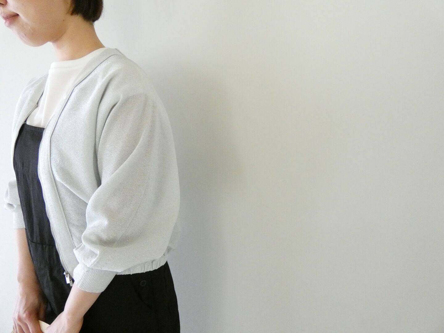 MACPHEE(マカフィー) ドライレーヨン ZIPカーディガンの商品画像10