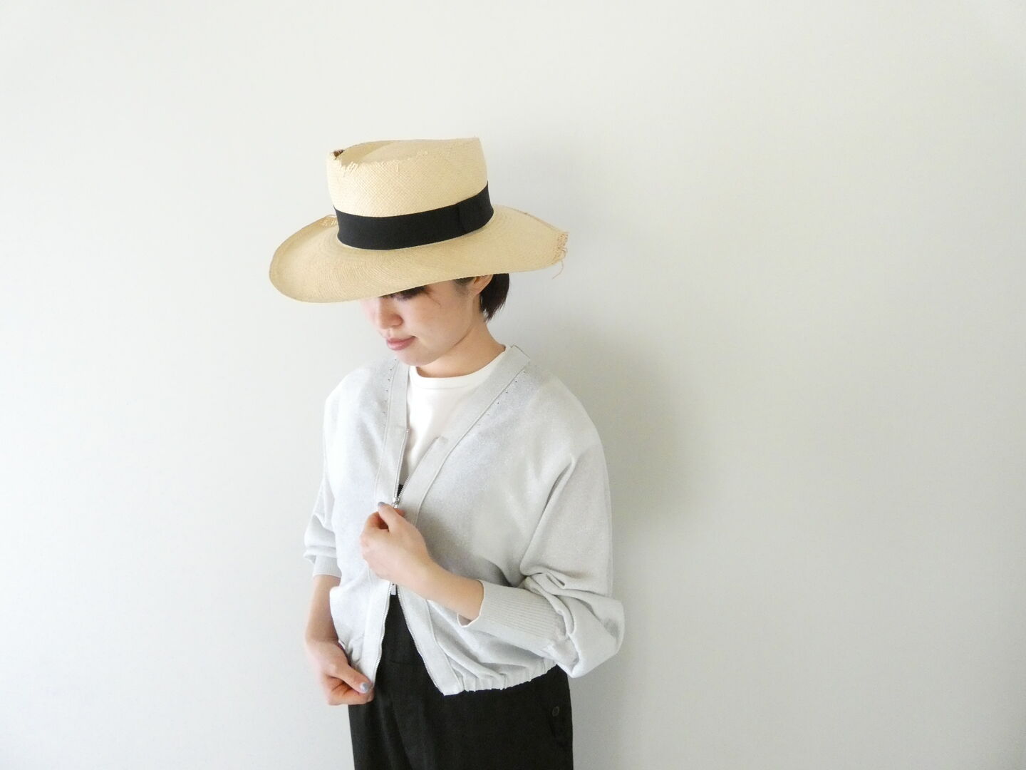 MACPHEE(マカフィー) ドライレーヨン ZIPカーディガンの商品画像2