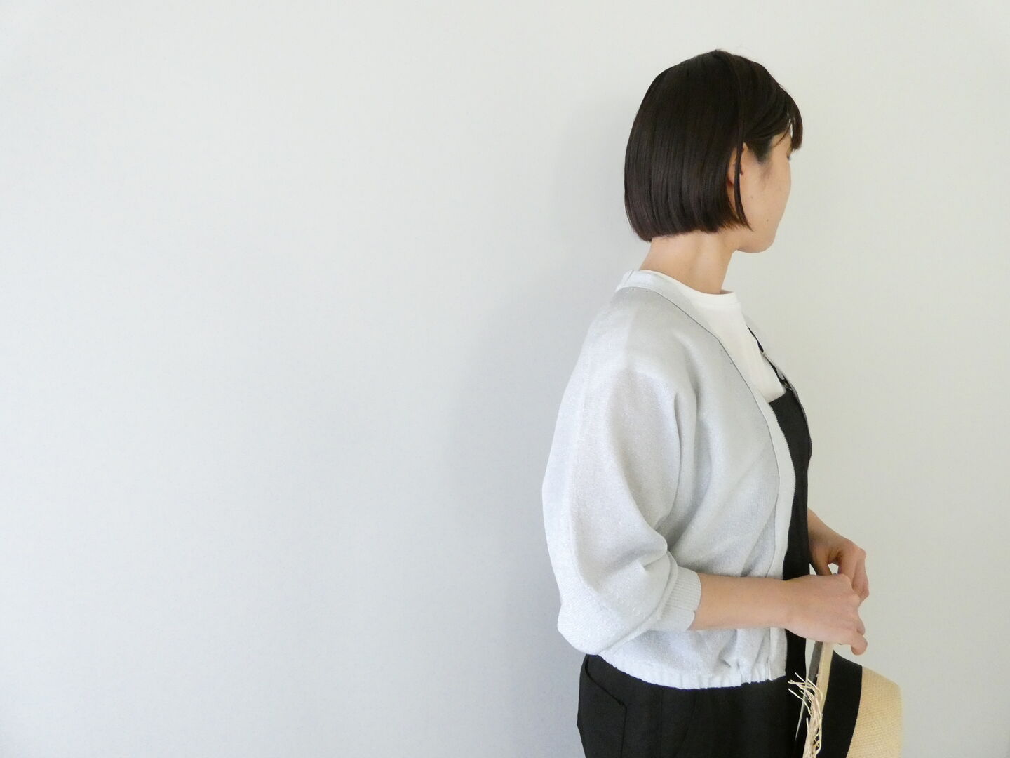 MACPHEE(マカフィー) ドライレーヨン ZIPカーディガンの商品画像8