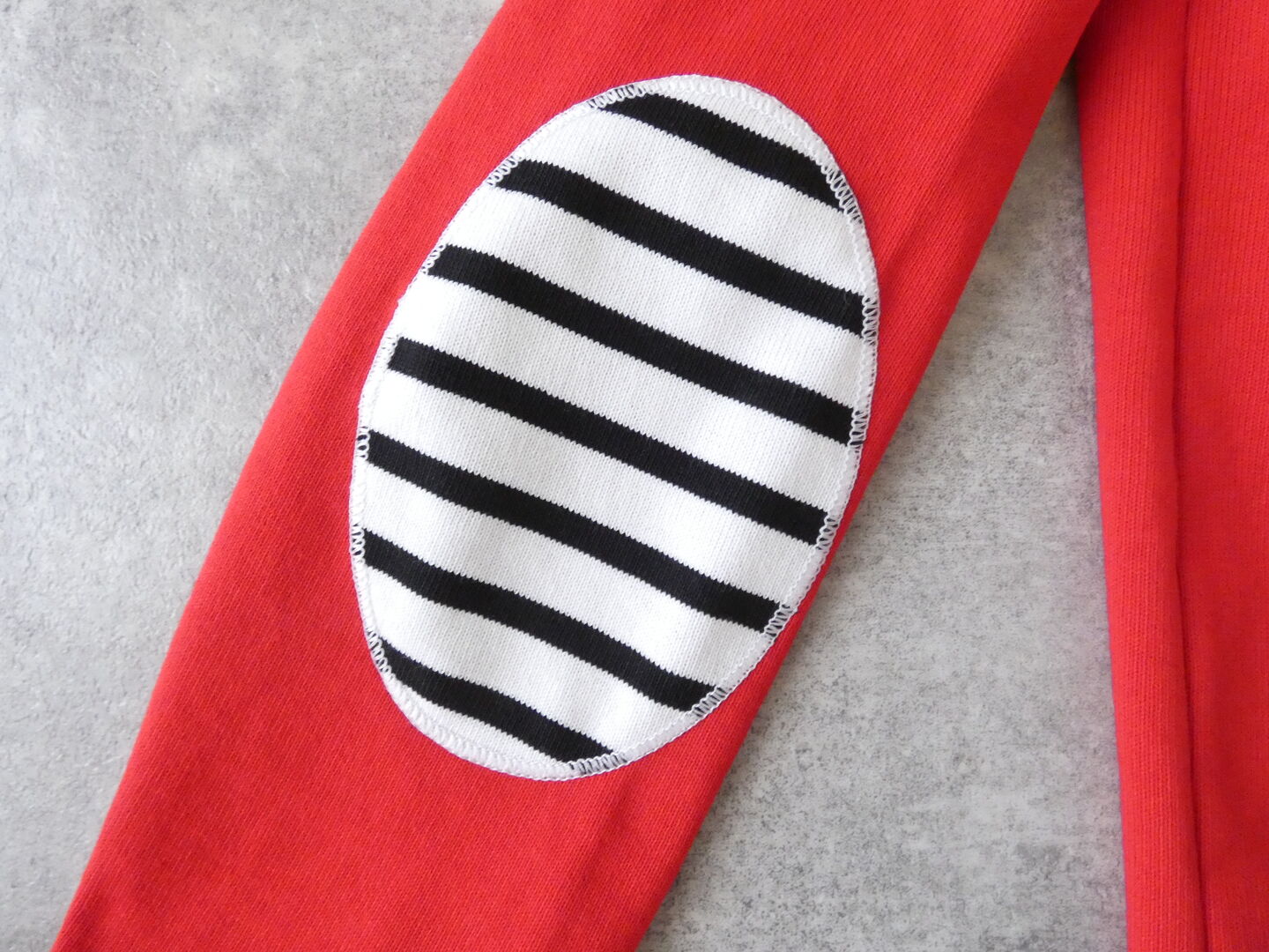 SAINT JAMES(セントジェームス) ひじパッチボーダーカットソー ウェッソン エルボーパッチ　TULIPE/NEIGE×NOIRの商品画像19