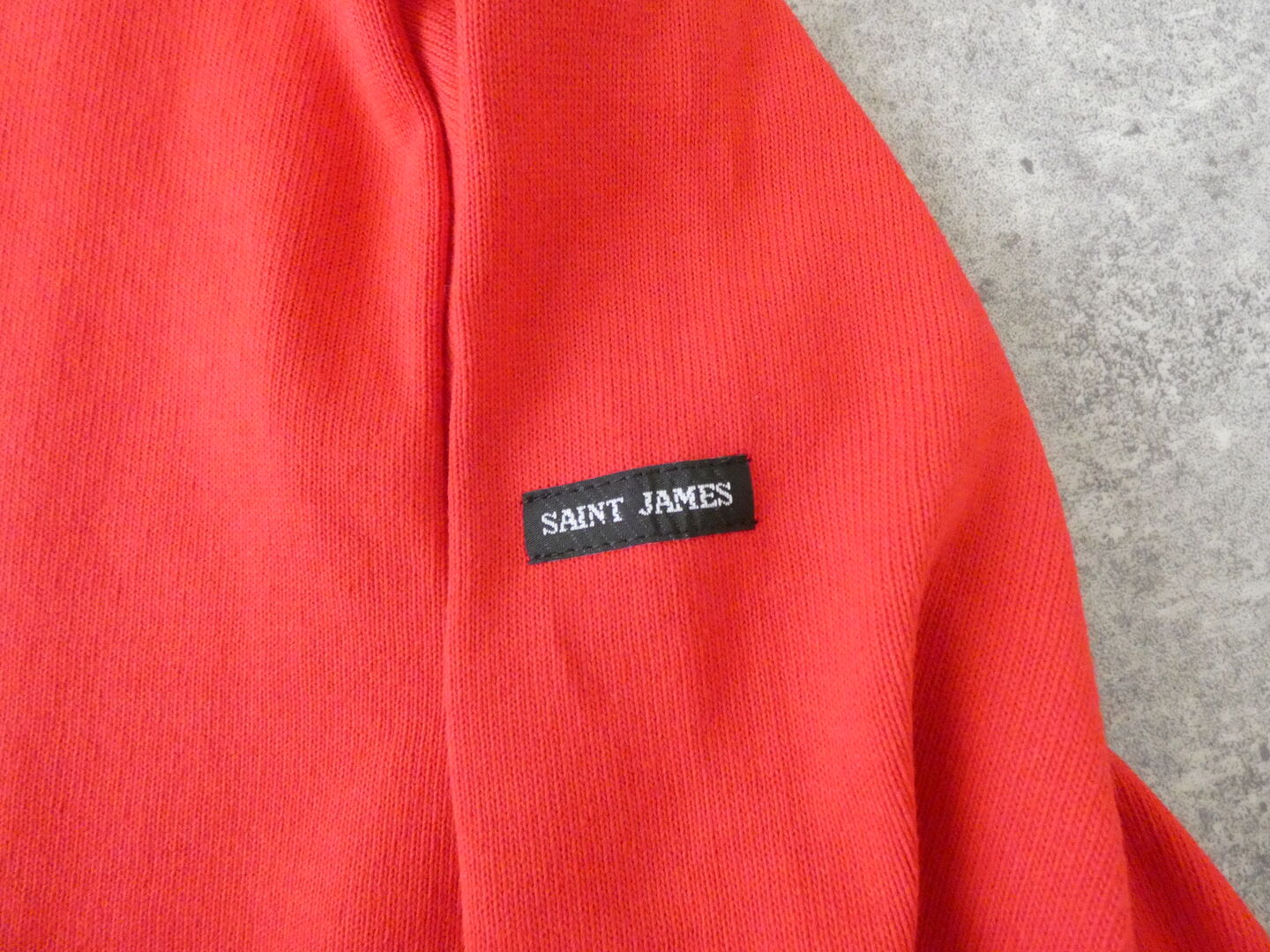 SAINT JAMES(セントジェームス) ひじパッチボーダーカットソー ウェッソン エルボーパッチ　TULIPE/NEIGE×NOIRの商品画像21