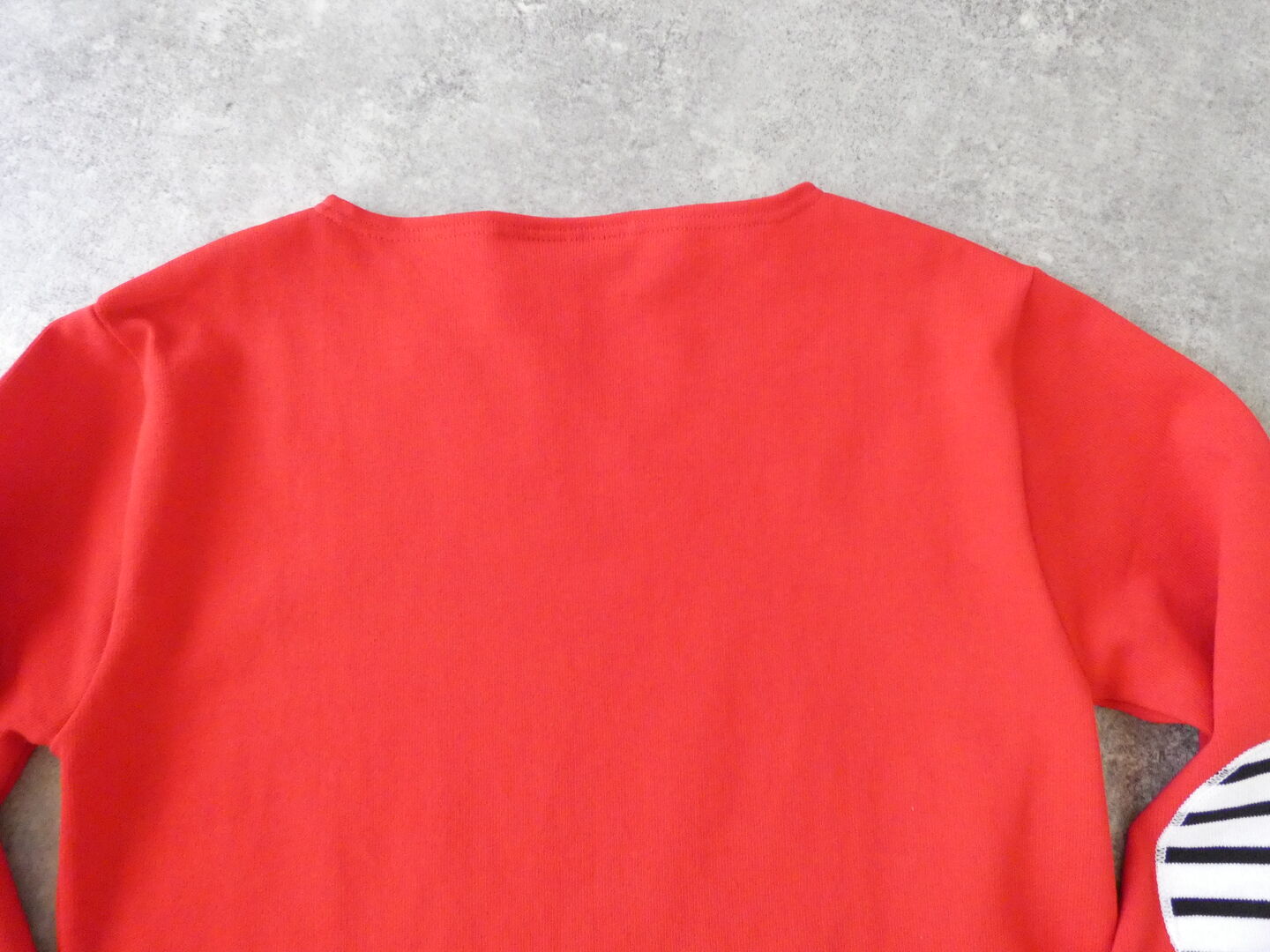 SAINT JAMES(セントジェームス) ひじパッチボーダーカットソー ウェッソン エルボーパッチ　TULIPE/NEIGE×NOIRの商品画像24