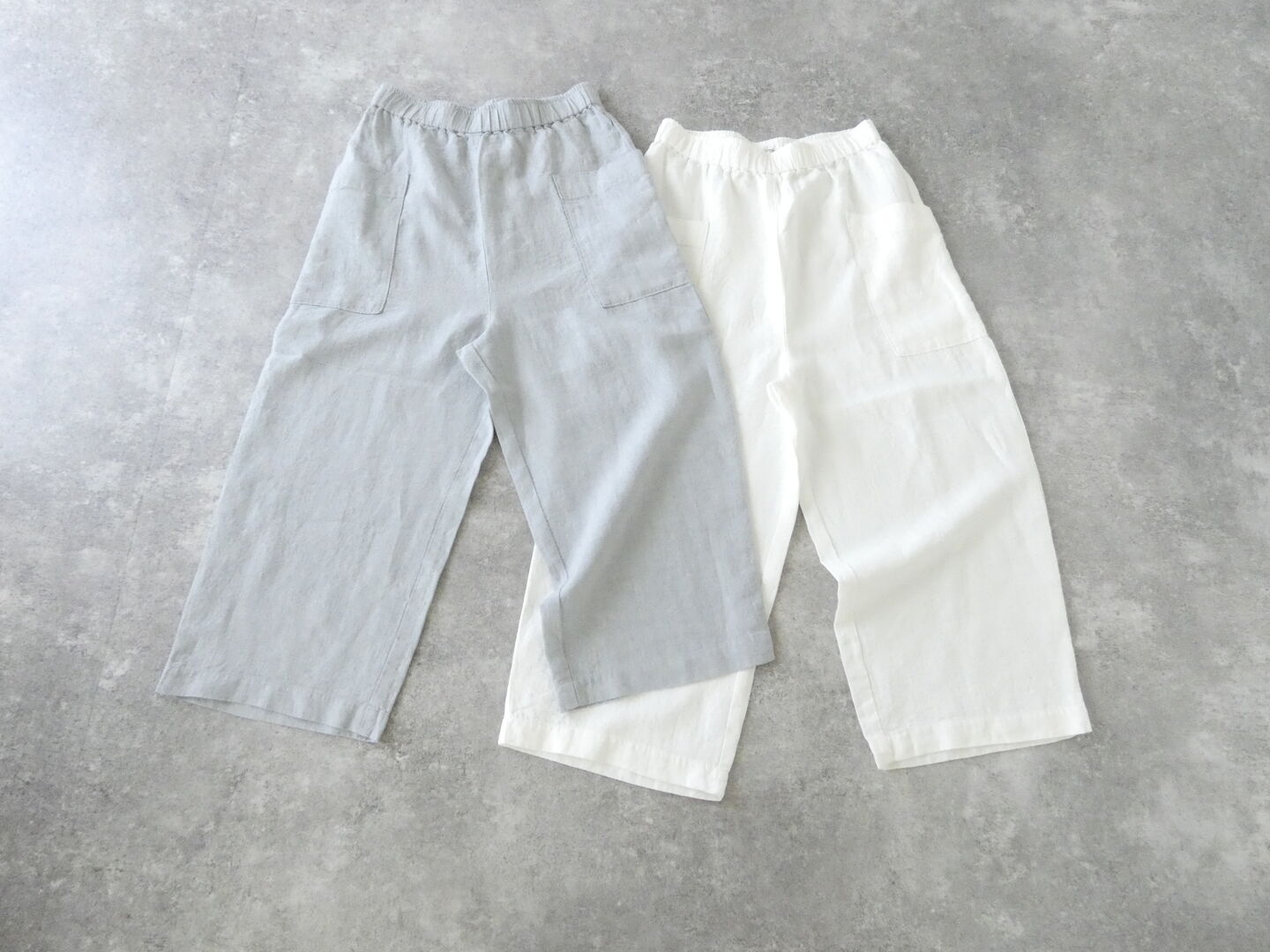 Hands of creation(ハンズオブクリエイション) リネン桐七炊きサイドポケット8分丈パンツの商品画像3