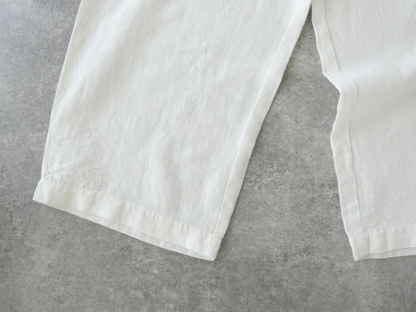 Hands of creation(ハンズオブクリエイション) リネン桐七炊きサイドポケット8分丈パンツの商品画像34