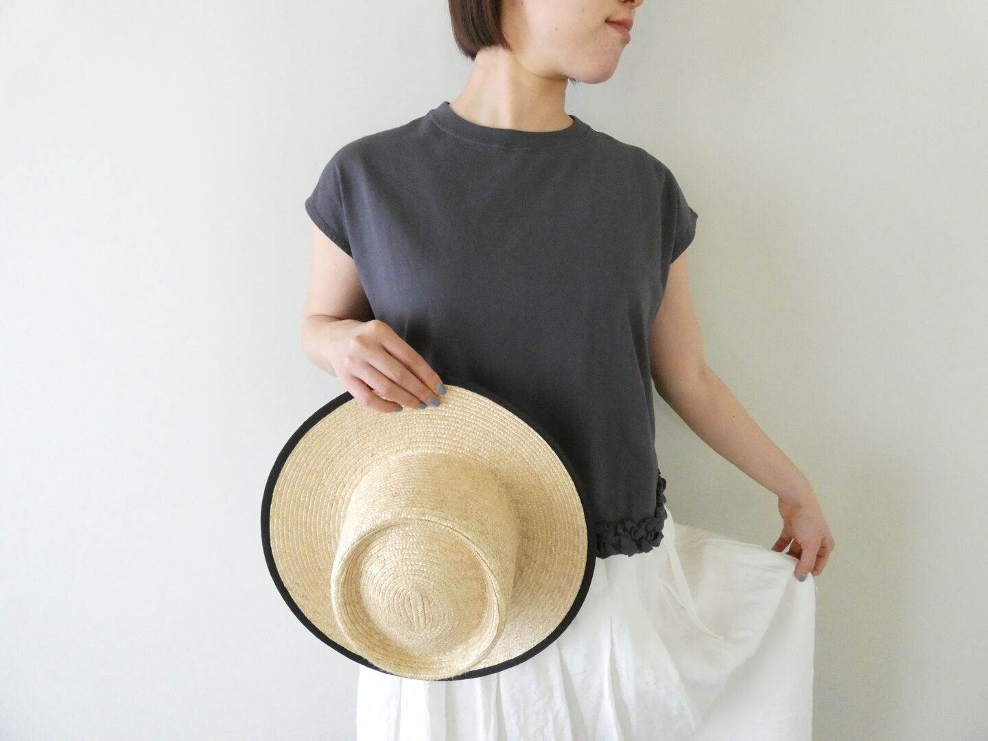 Hands of creation(ハンズオブクリエイション) USA18天竺ヘムフリルTの商品画像2