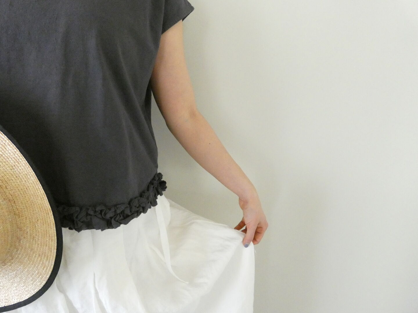 Hands of creation(ハンズオブクリエイション) USA18天竺ヘムフリルTの商品画像5